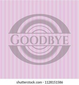 Goodbye Pink Emblem Stock Vector (Royalty Free) 1128151586 | Shutterstock