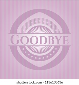 Goodbye Retro Pink Emblem Stock Vector (Royalty Free) 1136135636 ...