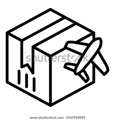 Goods Cargo Vector Icon Collection