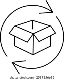 Goods Exchange E-commerce Exchange Icon