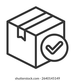 Goods Icon Lineal Style Vector Illustration