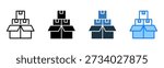Goods icon multiple style Vector Illustration