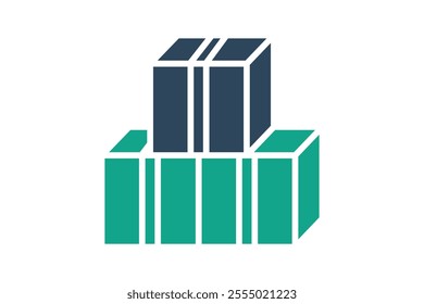 Goods icon. solid icon style. icon related to procurement. procurement management elements vector illustration