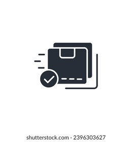 icono de bienes. vector.Curso editable.Signo de estilo lineal para uso de diseño web,logotipo.Ilustración de símbolo.
