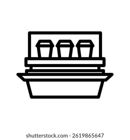 Goods Line Vector Illustration Isolated On White Background.