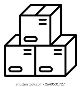 Goods Simple Vector Icon Collection