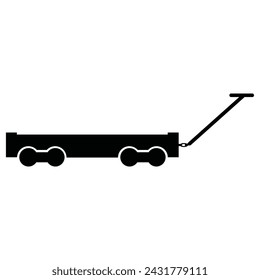 Güterwagen-Symbol Vektor-Illustration Logo Design
