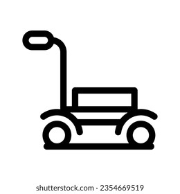 Goods Trolley Icon Vector Symbol Design Illustration