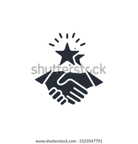 goodwill icon. vector.Editable stroke.linear style sign for use web design,logo.Symbol illustration.