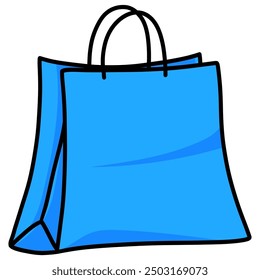 Goody Bag Shopping Gift Vector Design Illustration Template