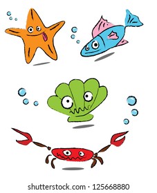 Goofy ocean creatures