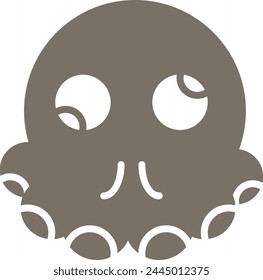 goofy skull with big teeth vector