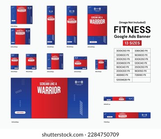 Diseño De Banners De Google Ads Para Gimnasio, Formación Y Desarrollo.