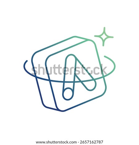 google ads icon with white background vector stock illustration