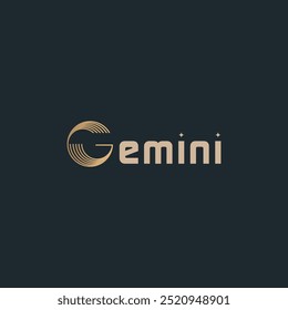 Google anuncia el sistema de IA Gemini, nueva herramienta, bienvenida a la era Gemini, nuevo logotipo sobre fondo negro, Ilustración vectorial de alta calidad