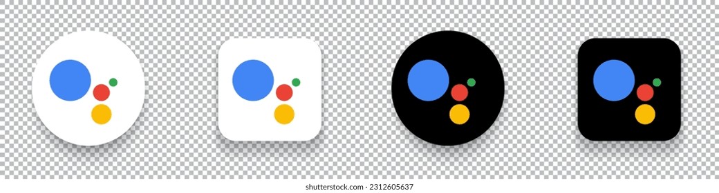 Google Assistant logo vector template for editorial use. 04 June 2023 - Bangalore, India
