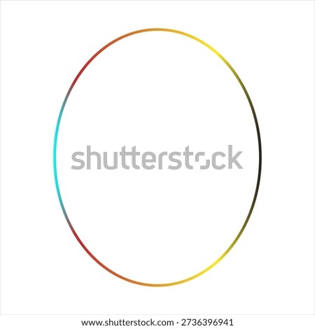 Google Customer Review Feedback Colorful Circle Frame Icon Vector Illustration