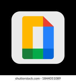 Google Docs. App Icon. Vector Illustration