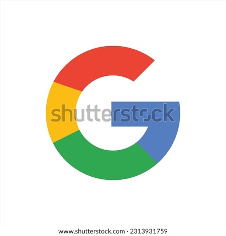 Google icon, Google icon sign and symbol, Vector illustration.