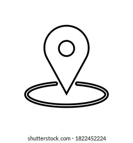 Google Location App Icon Design Vector
