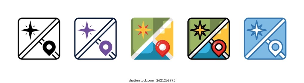 Google Maps Icon Element For Design