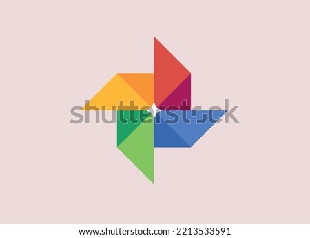 google photos logo vector.Google Photos logo  and vector icon EPS formats.