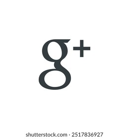 Google plus icon, Google plus vector illustration