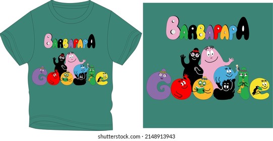 google t shirt vector illastration