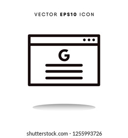 Google vector icon
