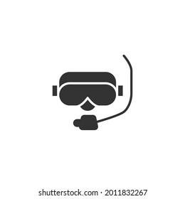 Googles icon isolated on white background. Diving equipment symbol modern, simple, vector, icon for website design, mobile app, ui. Vector Illustration