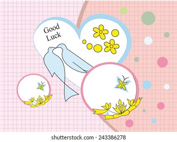 Gook luck birds frame
