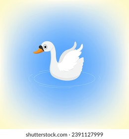 Goose animal vector graphic design