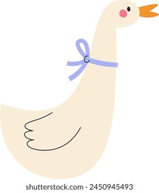 Goose Bird Animal Vector Illustration