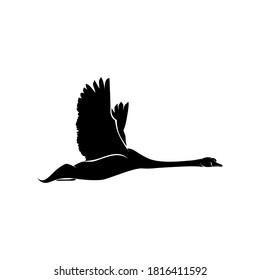 Goose Bird Logo Template Design Vector