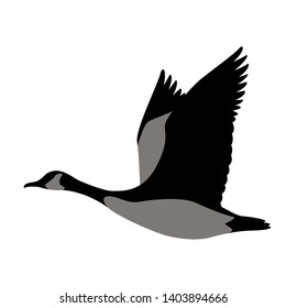 Goose Canadian, .vector Illustration, Flat Style