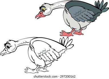 goose  cartoon