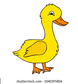 goose character, isolated