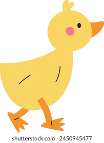 Goose Chick Bird Vector Illustration