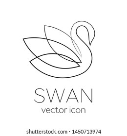 Goose Continuous Line Vector Illustration