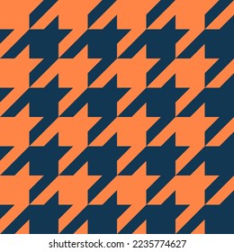 Pie de ganso.  Fondo escocés a cuadros. Textura de tela sin fisuras. Ilustración del vector