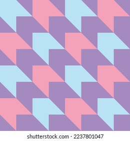 Goose foot.  Scottish checkered background. Seamless fabric texture. Vector illustration