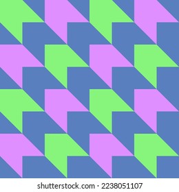 Goose foot.  Scottish checkered background. Seamless fabric texture. Vector illustration