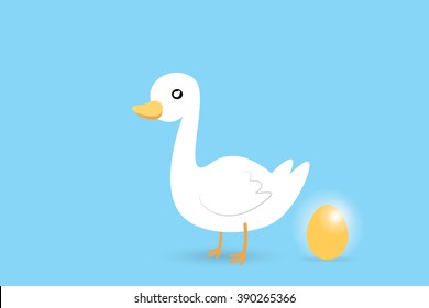 Goose And Golden Egg, Investment And Business Concept