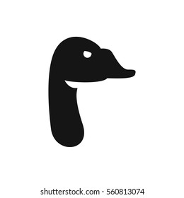 goose icon illustration isolated vector sign symbol