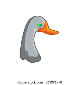 goose icon illustration isolated vector sign symbol
