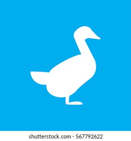 Goose Icon Goose Sign Stock Vector (Royalty Free) 428777332