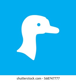 goose icon illustration isolated vector sign symbol