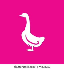 goose icon illustration isolated vector sign symbol