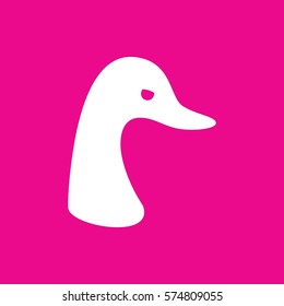 goose icon illustration isolated vector sign symbol