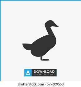 goose icon illustration isolated vector sign symbol